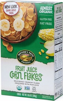 Organic Fruit Juice Sweetened Corn Flakes Cereal - Product