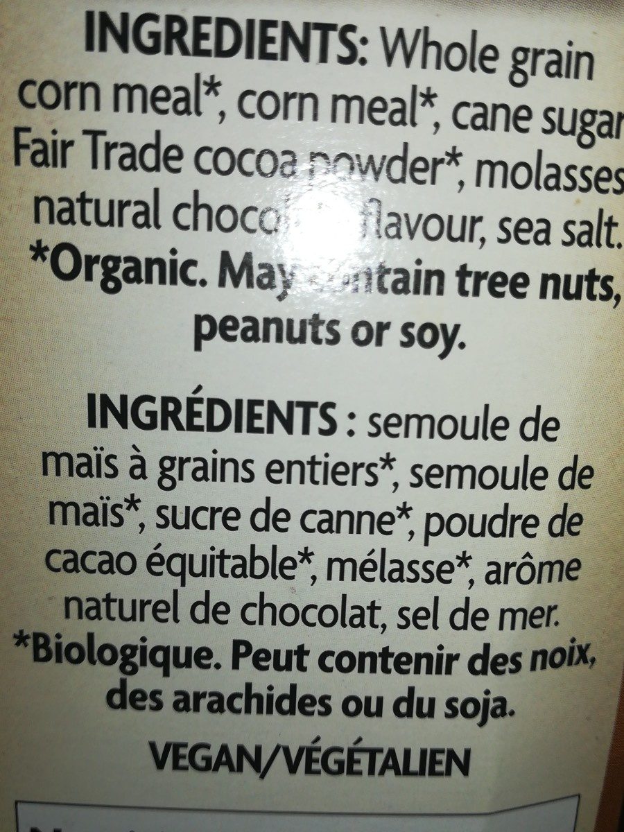 Nature's Path Envirokidz Choco Chimps Organic Cereal - Ingredients - fr