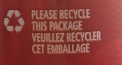 Vinaigrette francaise - Instruction de recyclage et/ou informations d'emballage