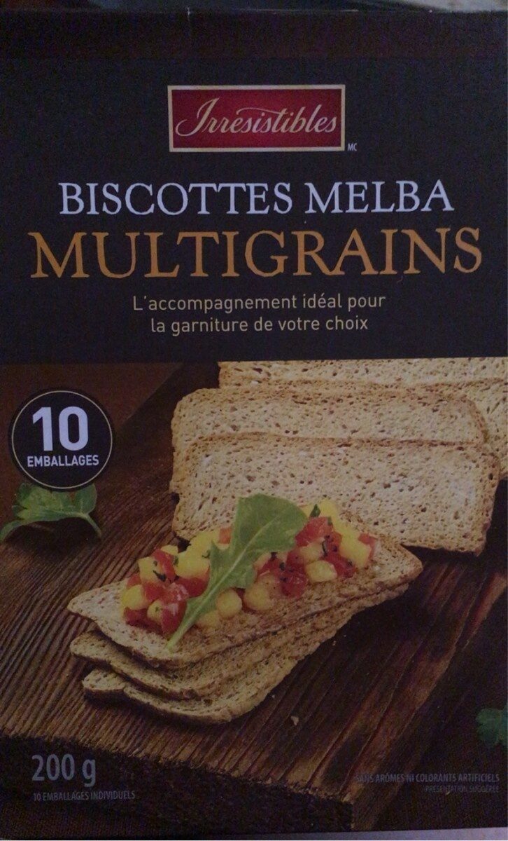 Biscottes Melba Multigrains - Product - fr