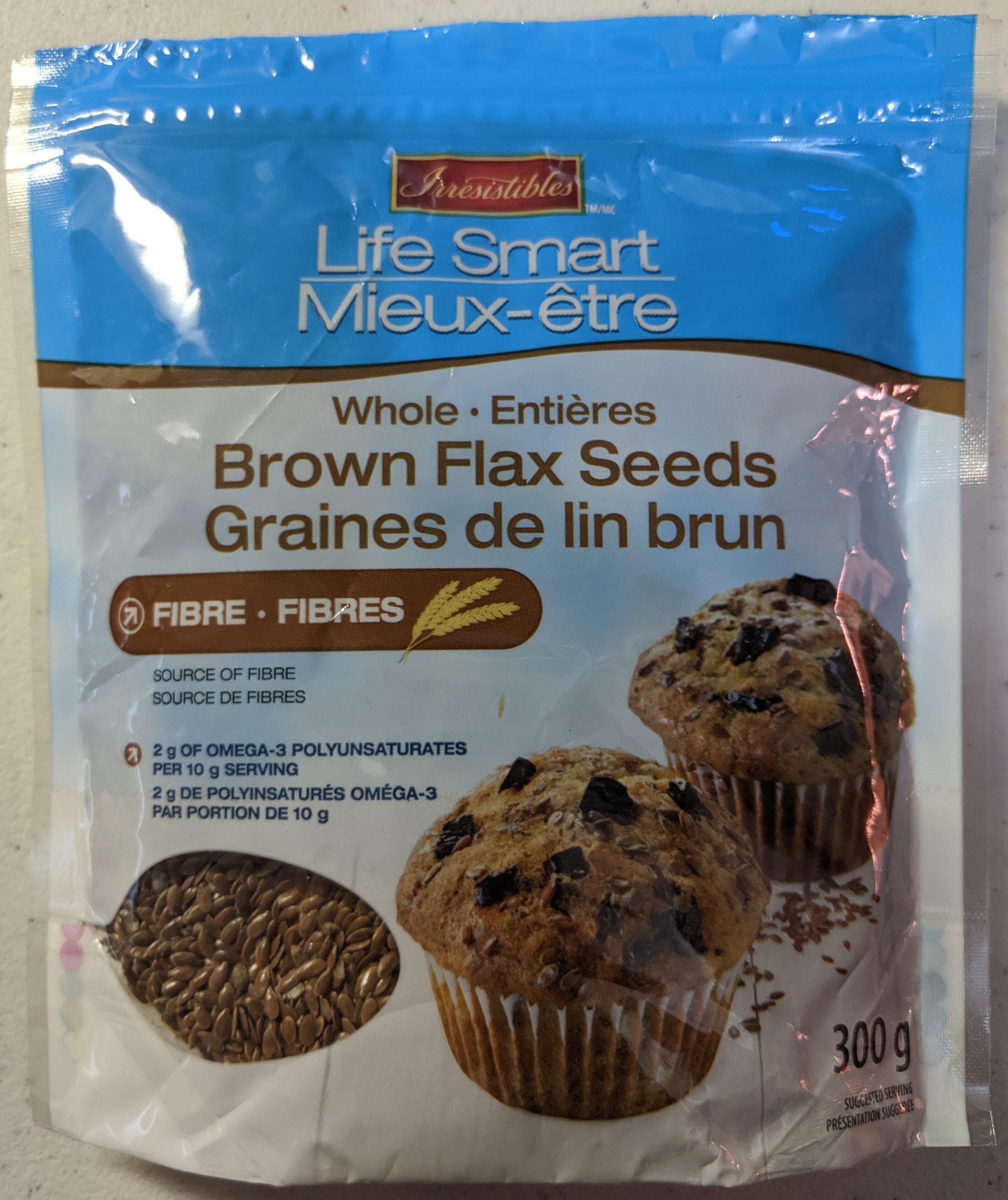 Life Smart Whole Brown Flax Seeds - Produit - en