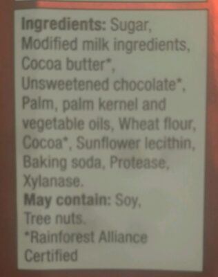 Classic KitKat - Ingredients