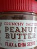 Crunchy salted peanut butter with flax & chia seeds - Produit