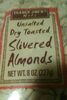 Unsalted Dry Toasted Slivered Almonds - Product