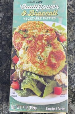 Cauliflower and Broccoli Vegetable Patties - Product
