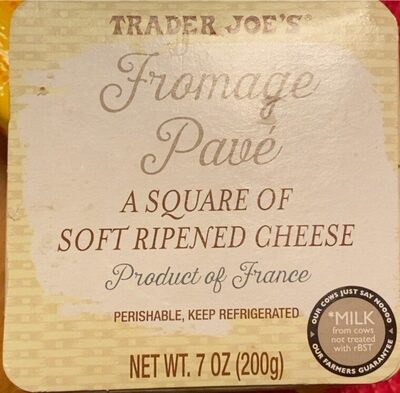 Calories in  Fromage Pavé