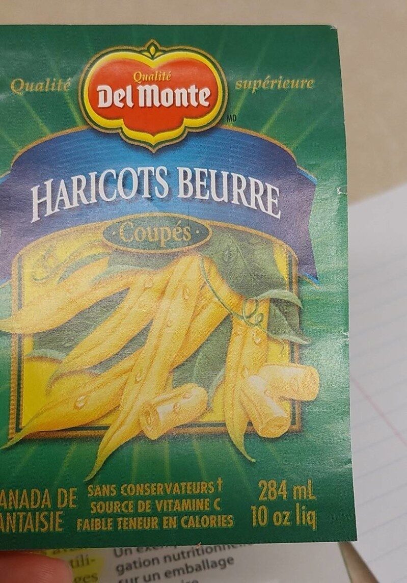 Haricots beurre - Produit