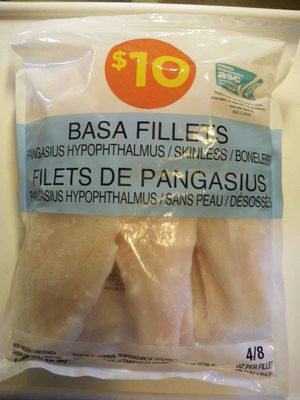 Basa Fillets ( Pangasius hypophthalmus / skinless / boneless ) - Product