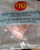 Wild Pink Salmon Fillets - Skin-On, Boneless - Produit