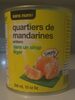Whole Mandarin Orange Segments in Light Syrup - Produit