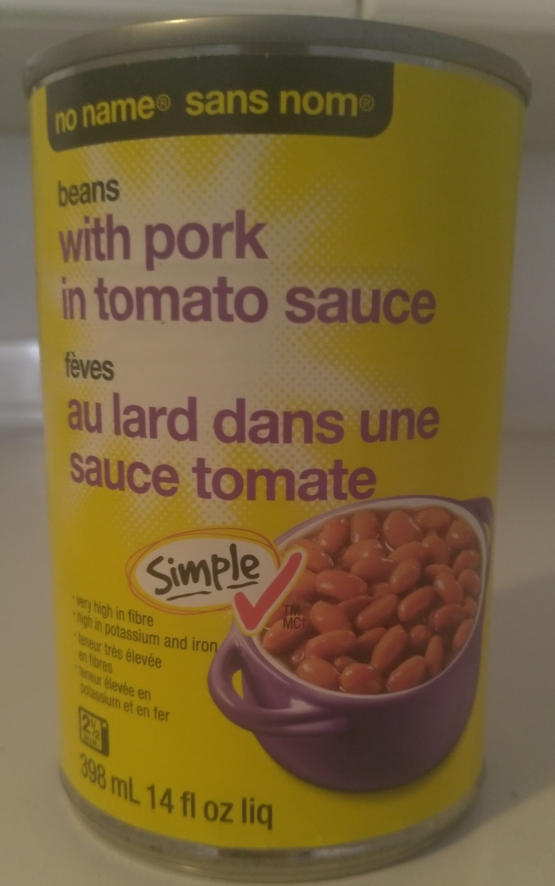 Beans with Pork in Tomato Sauce - Produit