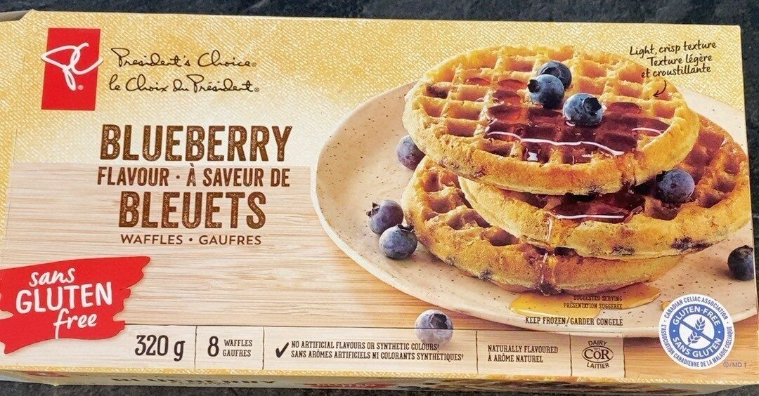 Blueberry Waffles - Product - fr