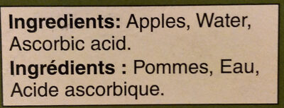 Unsweetened Apple Sauce - Ingrediënten - en