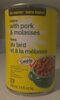 Beans with Pork & Molasses - Produit