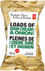 Loads of sour cream & onion rippled potato chips - Product