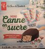 Mini Candy Cane Chocolatey Fudge Coating Ice Cream Bars - Produit
