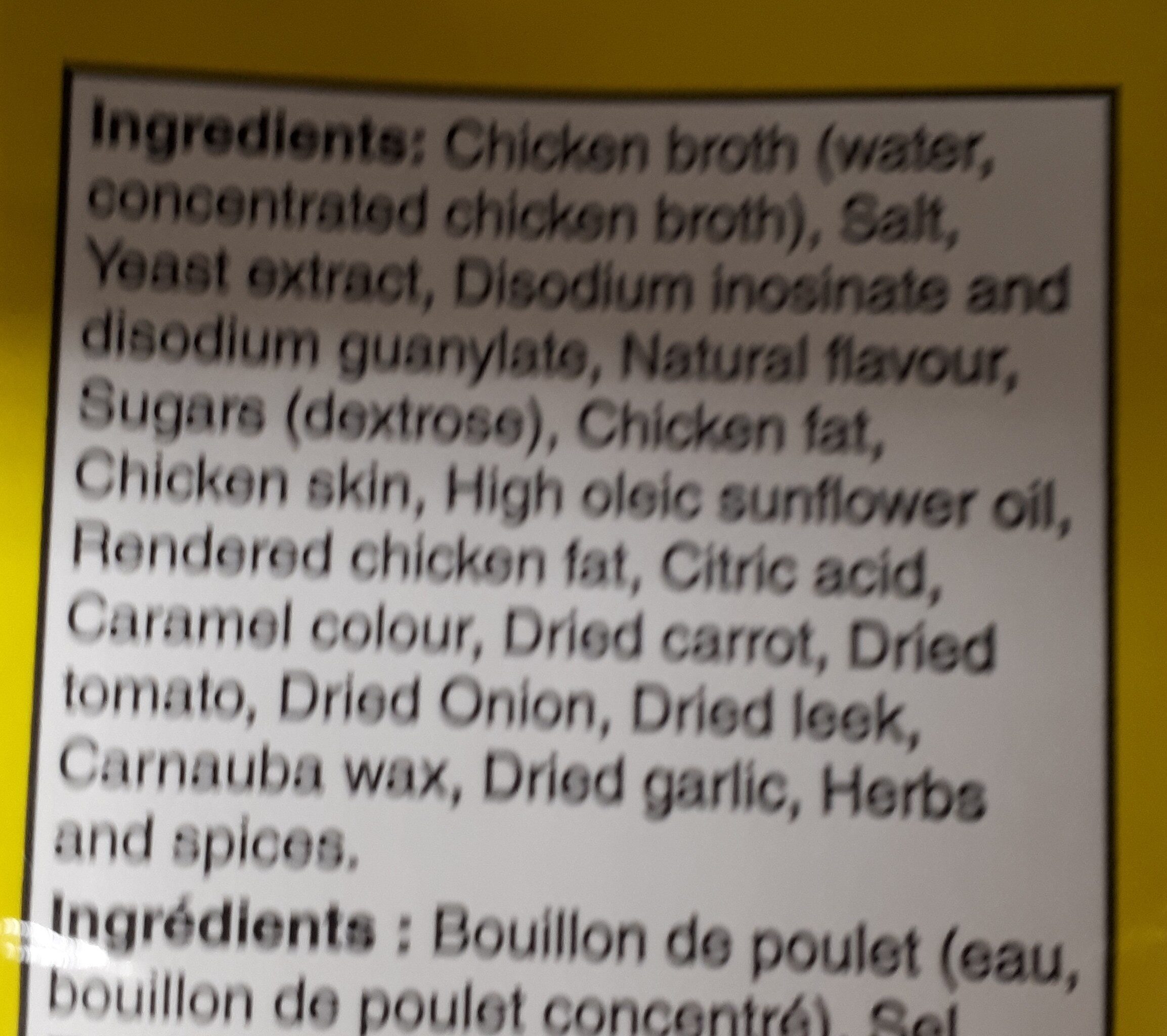 Reduced Sodium Chicken Broth - Ingrédients