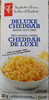 Deluxe cheddar macaroni & cheese dinner - Product