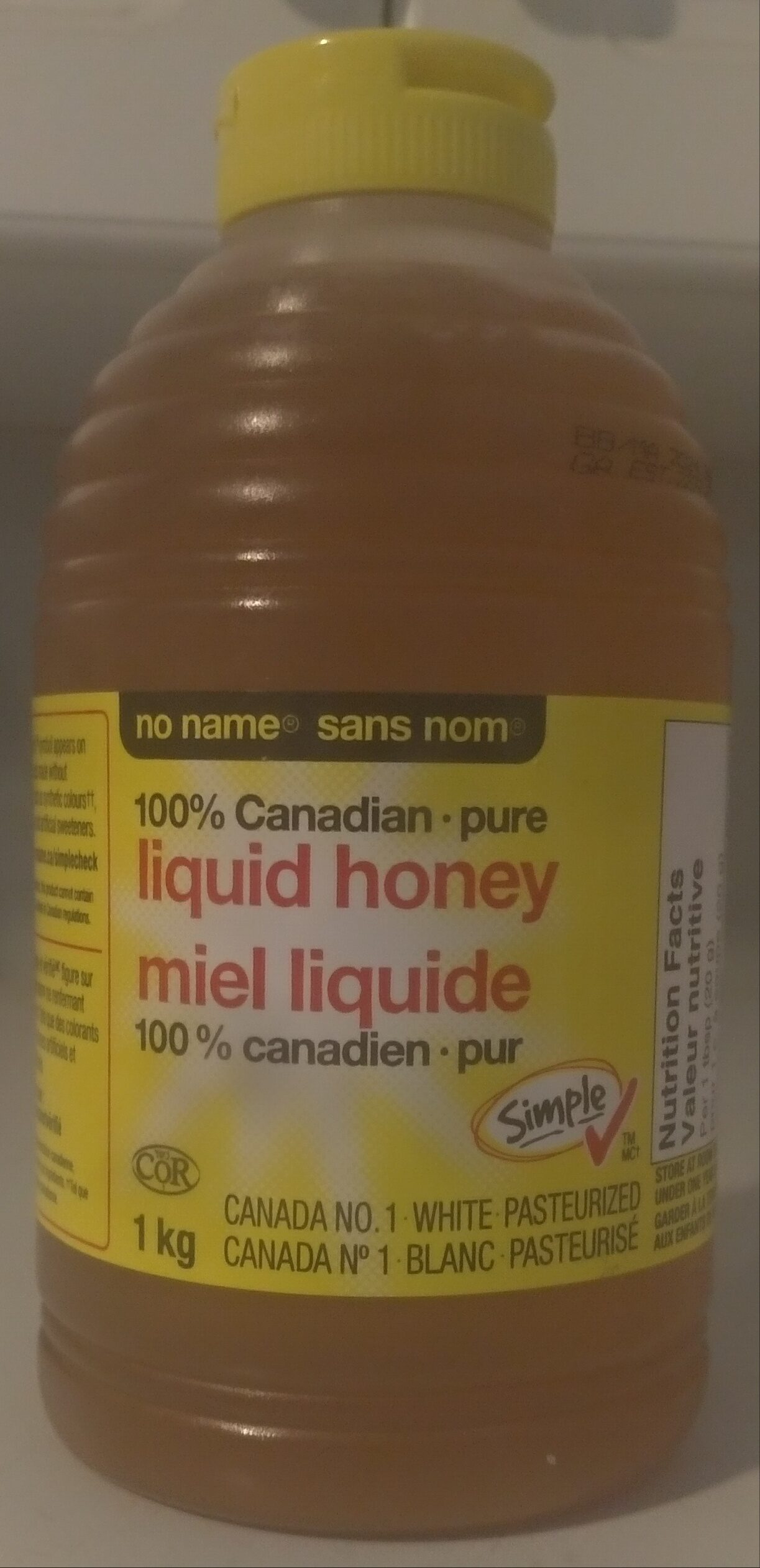 100% Canadian Pure Liquid Honey - Product