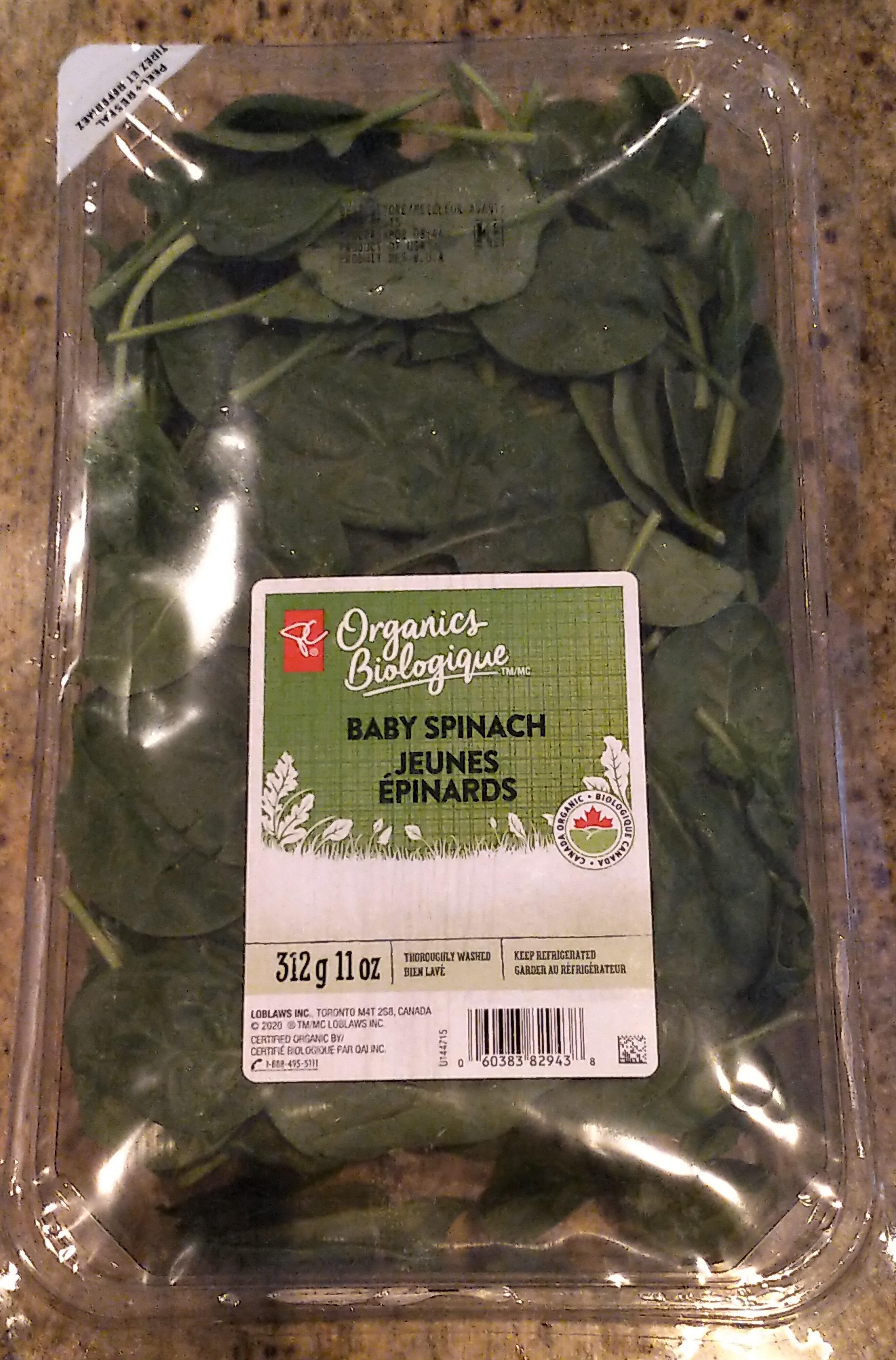 Organic Baby Spinach - Produit - en