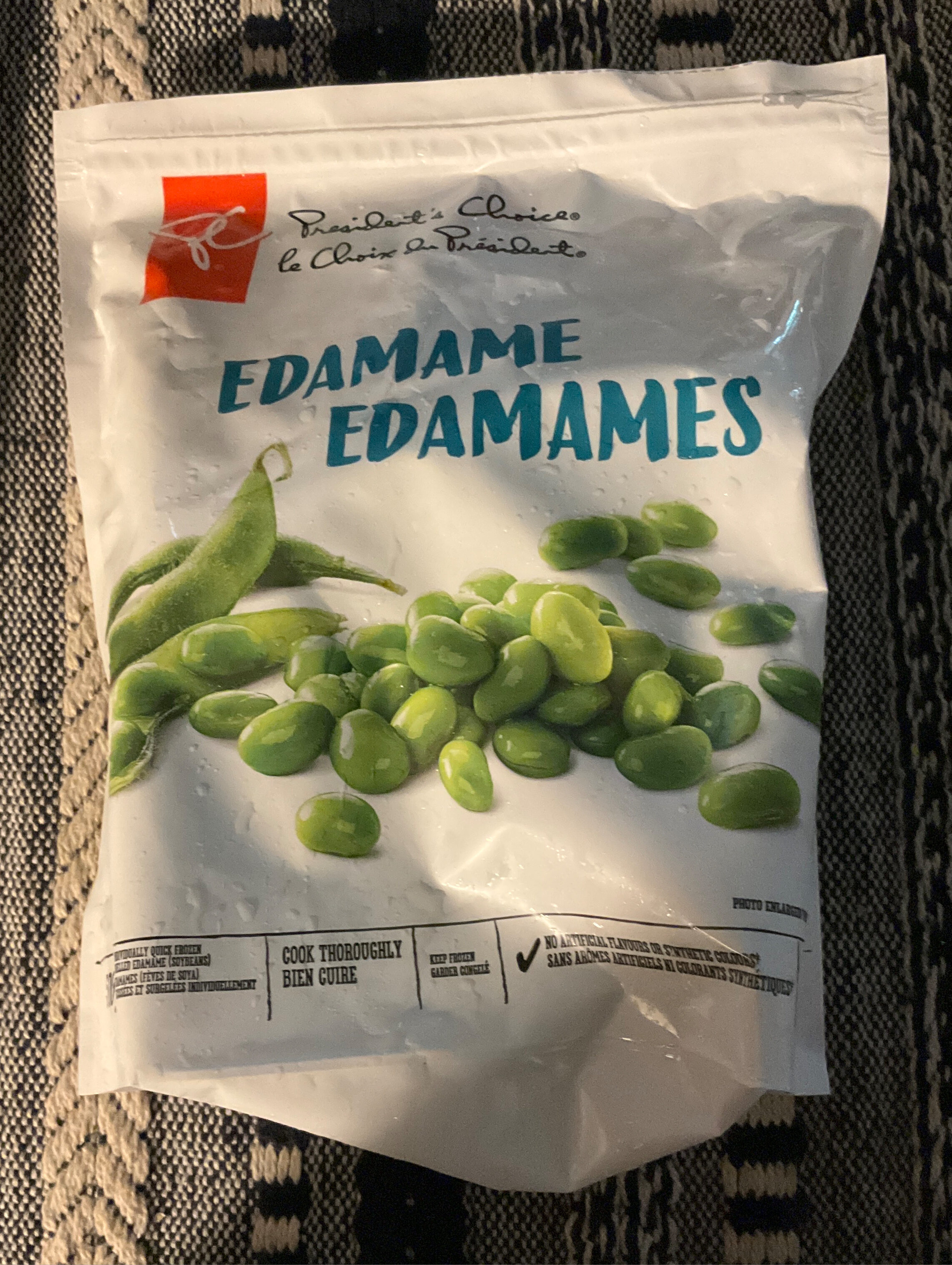 Edamame - Recycling instructions and/or packaging information