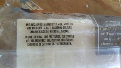 Cheddar extra old - Ingredients