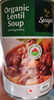 Organic Lentil Soup with Vegetables - Product