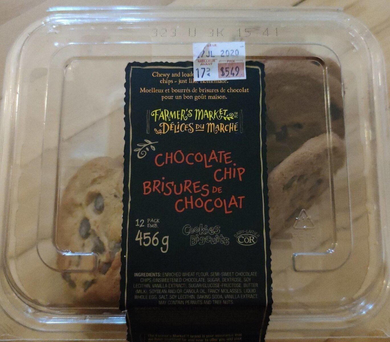 Cookies brisures de chocolat - Product - fr