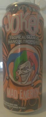 Tropical Mango Energy Drink - Product
