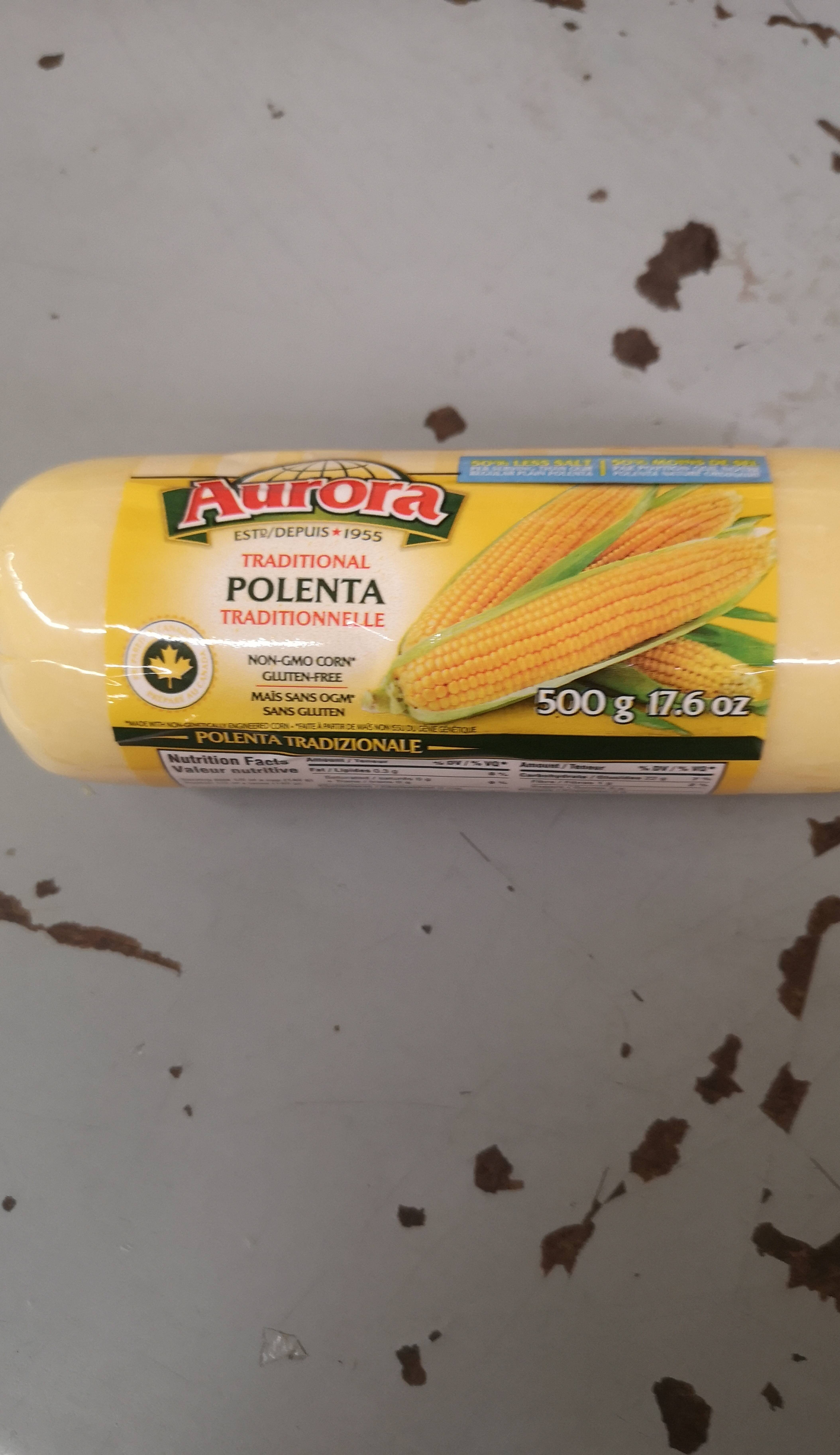 Aurora, traditional polenta soup - Product