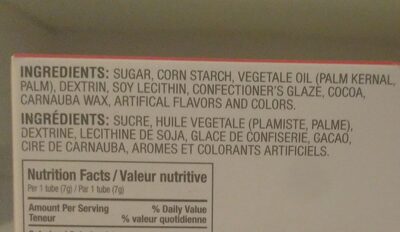 Liste des ingrédients du produit Trimettes Nutty Club 40 g