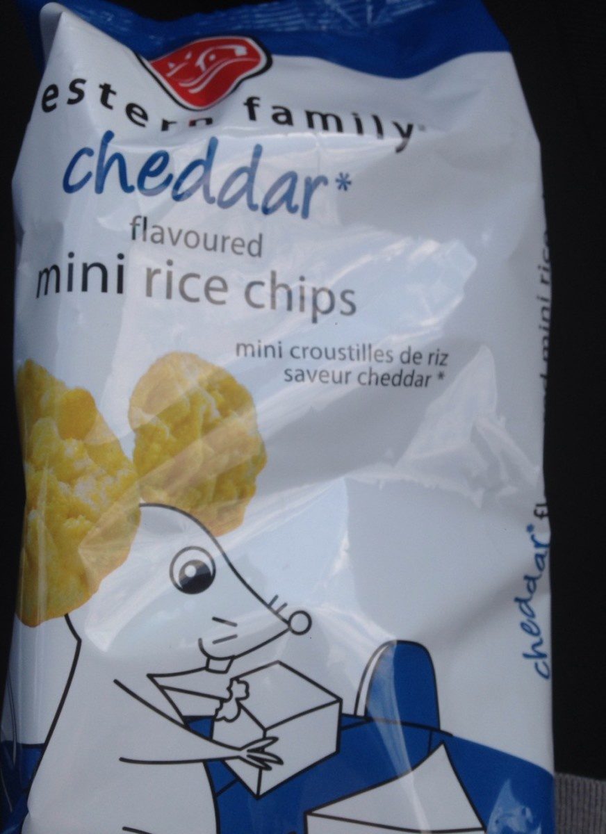 Mini rice chips cheddar - Produit