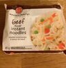 Beef flavour instant noodles - Product