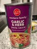 Garlic and herb pasta sauce - Produit