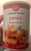Western family panko bread crumbs - Product