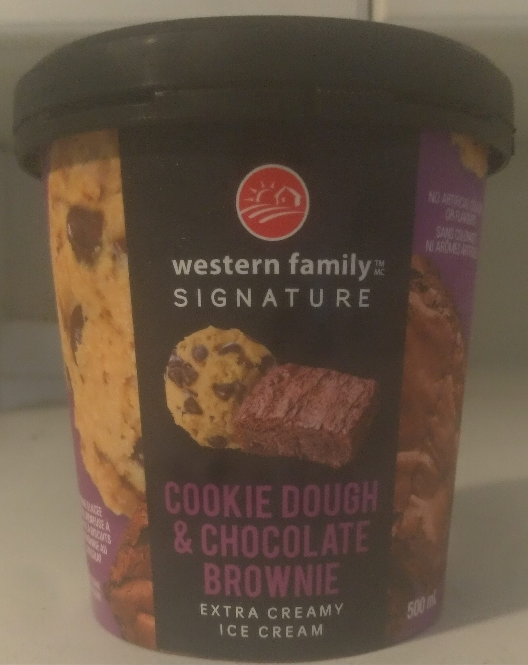 Cookie Dough & Chocolate Brownie Extra Creamy Ice Cream - Produit - en