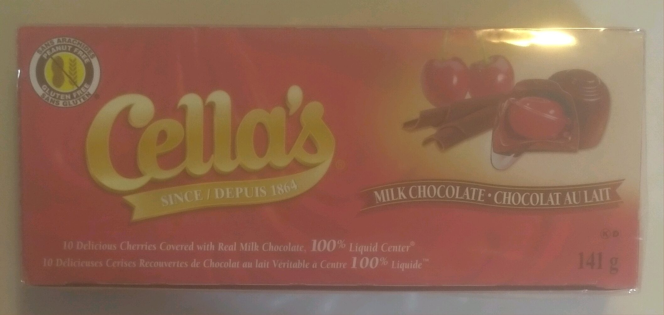 100% Liquid Center Chocolate Covered Cherries - Produit