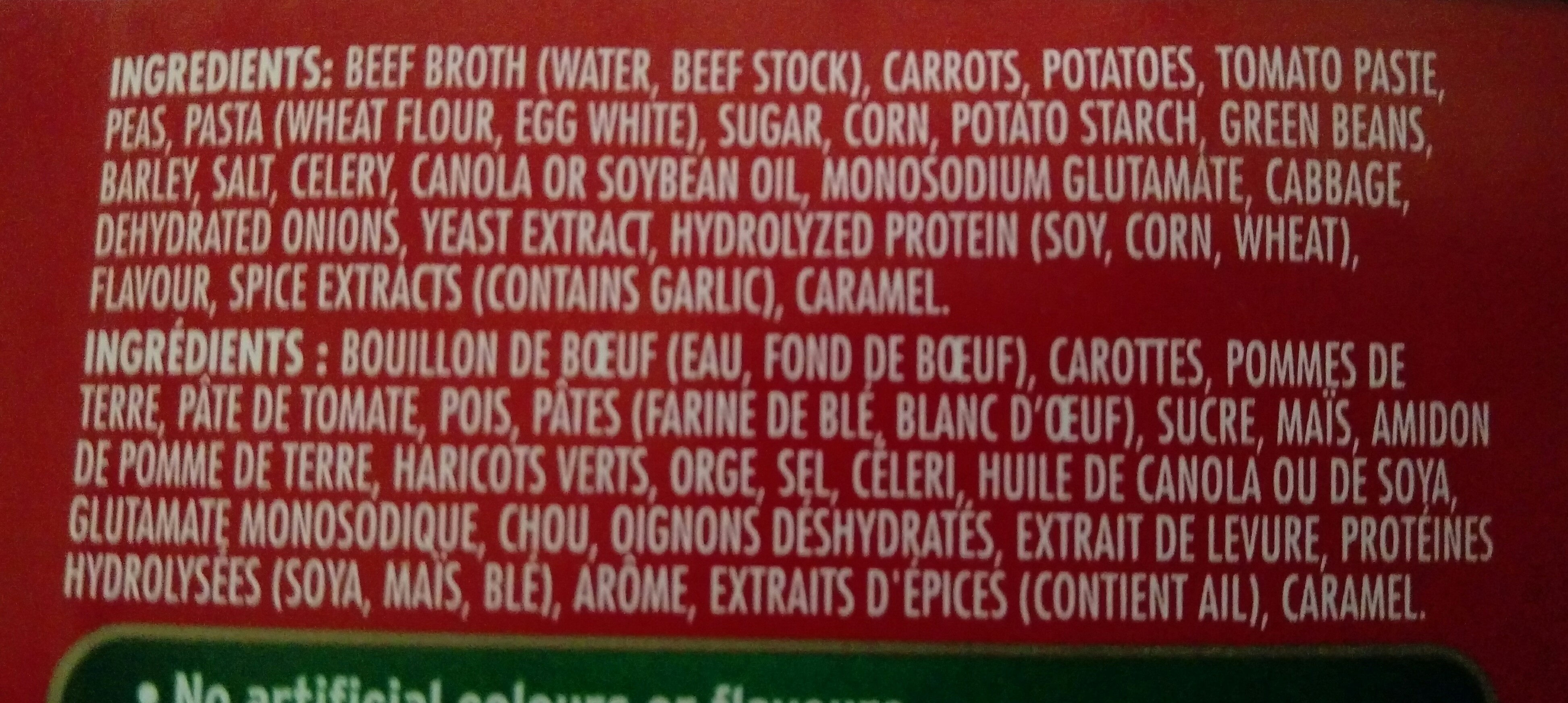 Campbell's - Ingredients