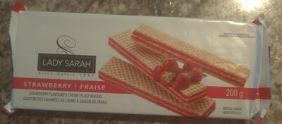 Strawberry Flavoured Cream Filled Wafers - Produit