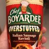 Chef Boyardee Overstuffed Italian Sausage Ravioli, 15 oz, 15 OZ - Produkt