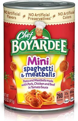 Mini spaghetti and meatballs - Product