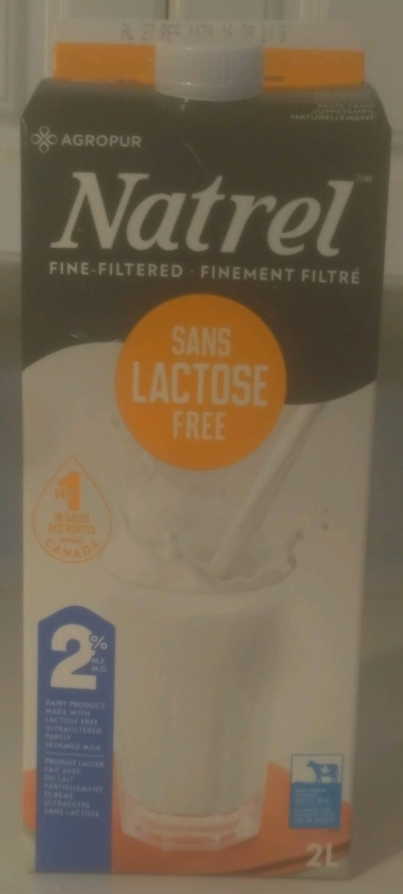 Fine-Filtered Lactose Free 2% Milk - Product
