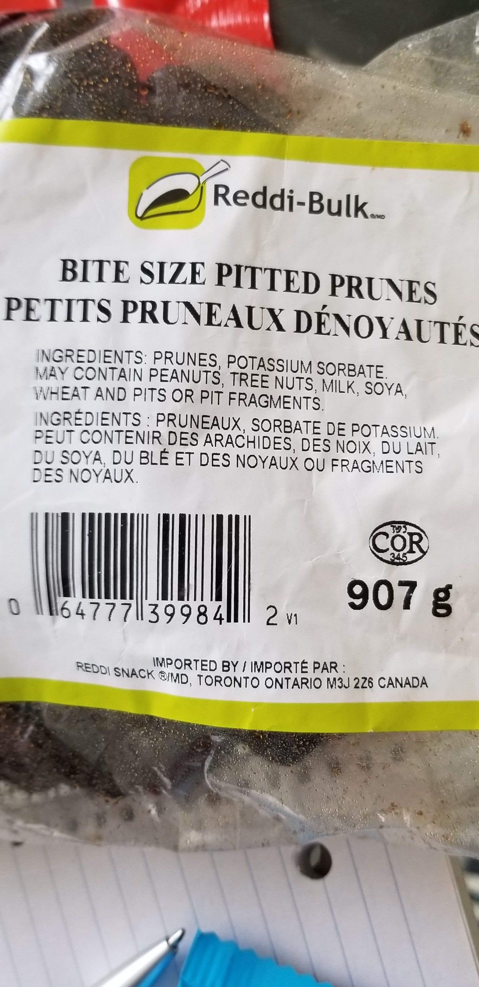 Byte Size Pitted Prunes - Product