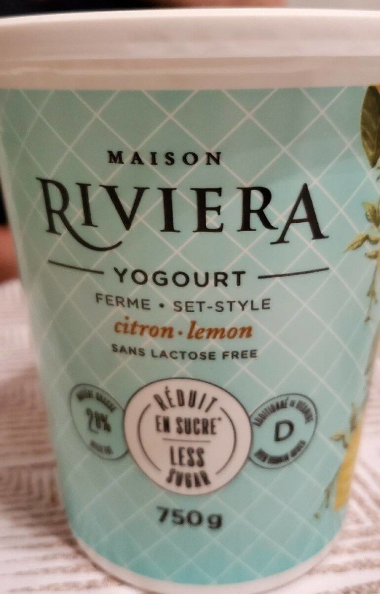 Riviera yogourt ferme citron - Produit