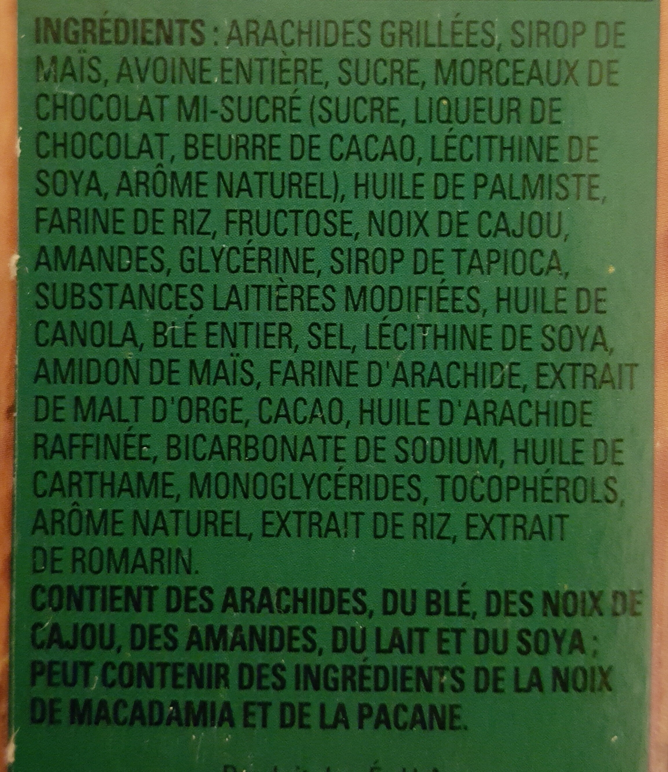 sucrées et salées - Ingredients - fr