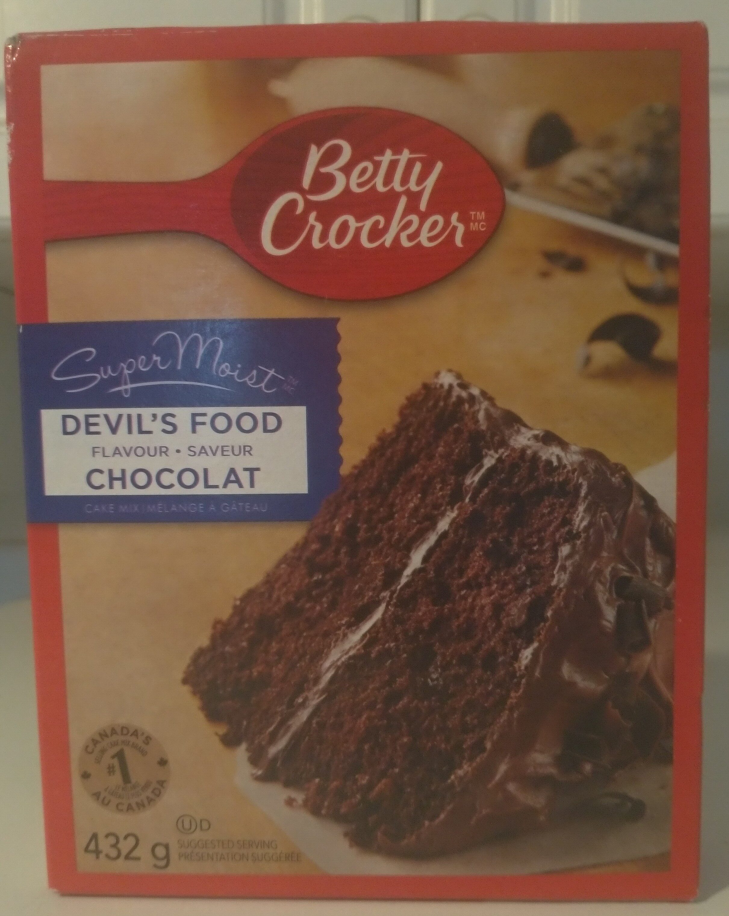 SuperMoist Devil's Food Flavour Cake Mix - Produit