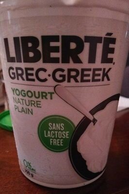 Yogourt Grec Sans Lactoses Sans Gras - Produit
