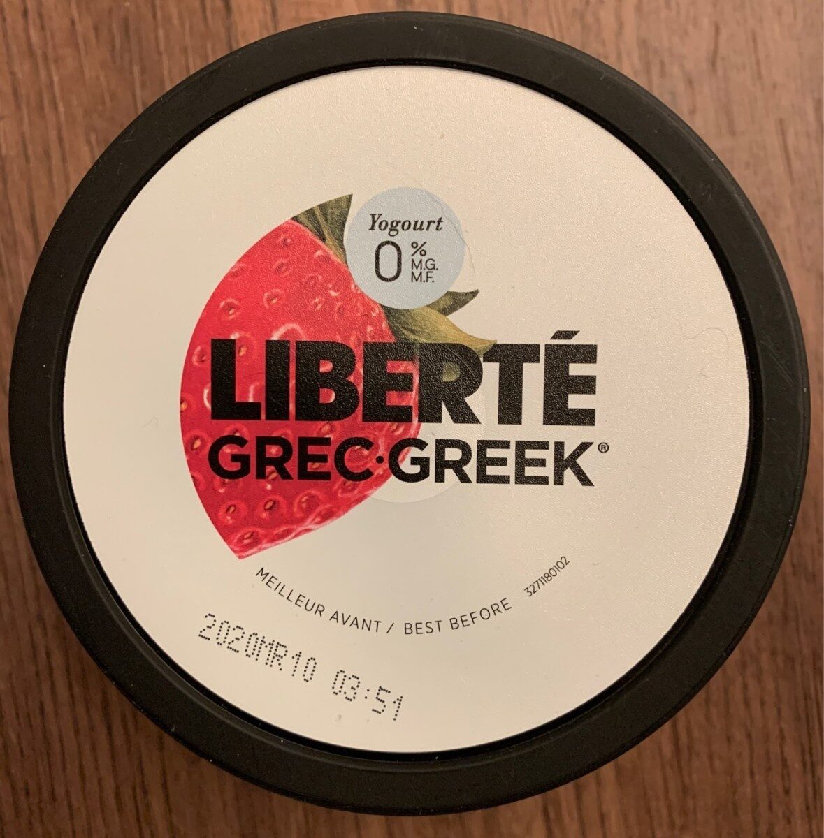 Liberté Grec - Fraise - Produit