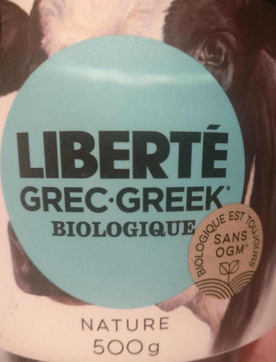 Liberté grec biologique 0% nature - Produit