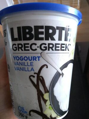 Yogourt Grec vanille - Produit